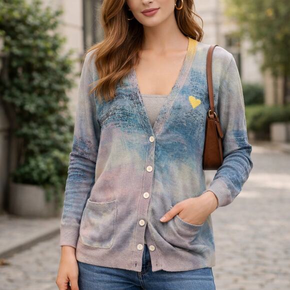 Kerri Rosenthal Sweaters - Kerri Rosenthal S Willie v-neck cashmere womens cardigan sweater luxury designer